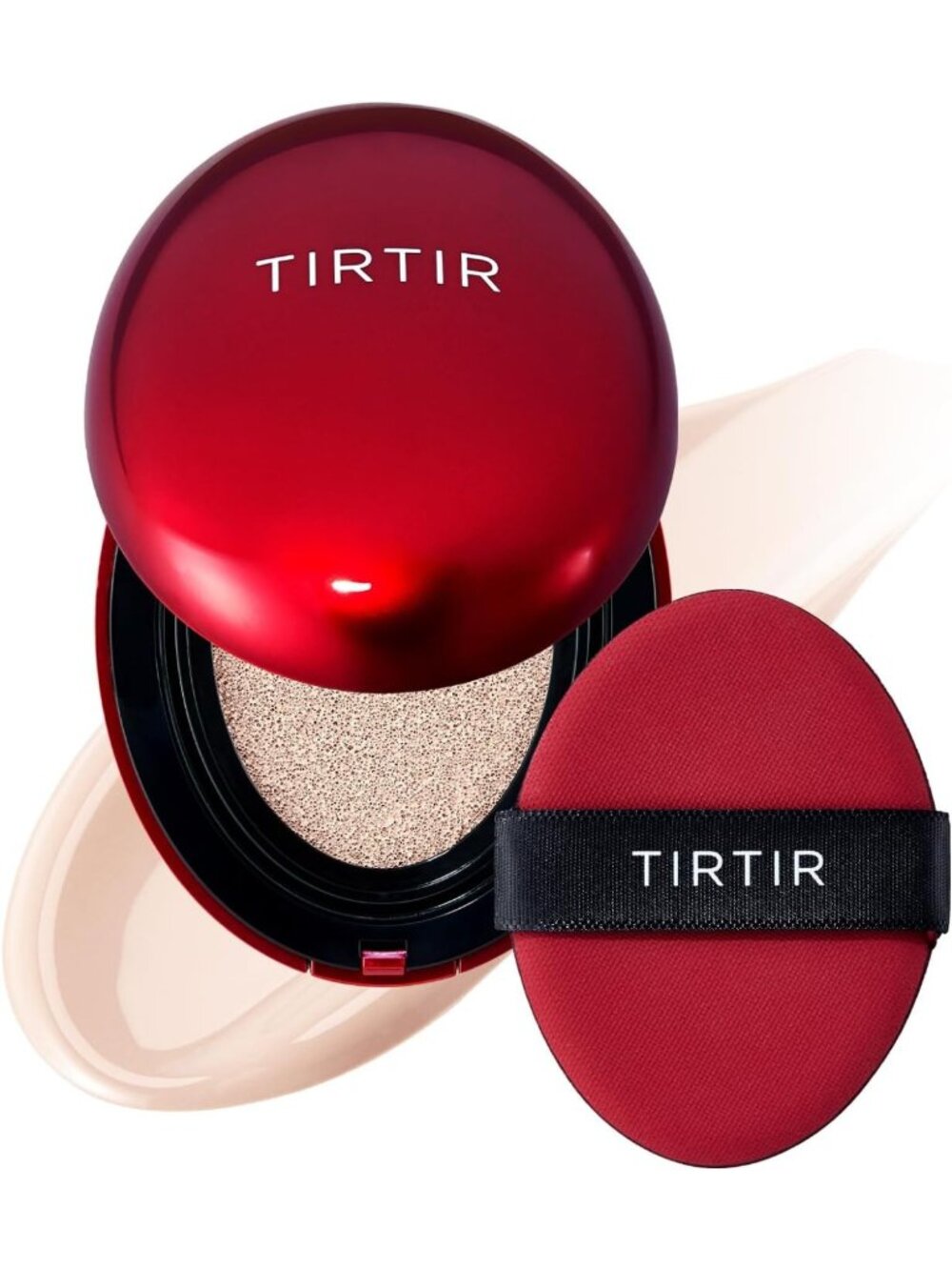 Full Coverage Red Cushion Foundation - Weightless, Satin Glow, Tattoo Cover Up